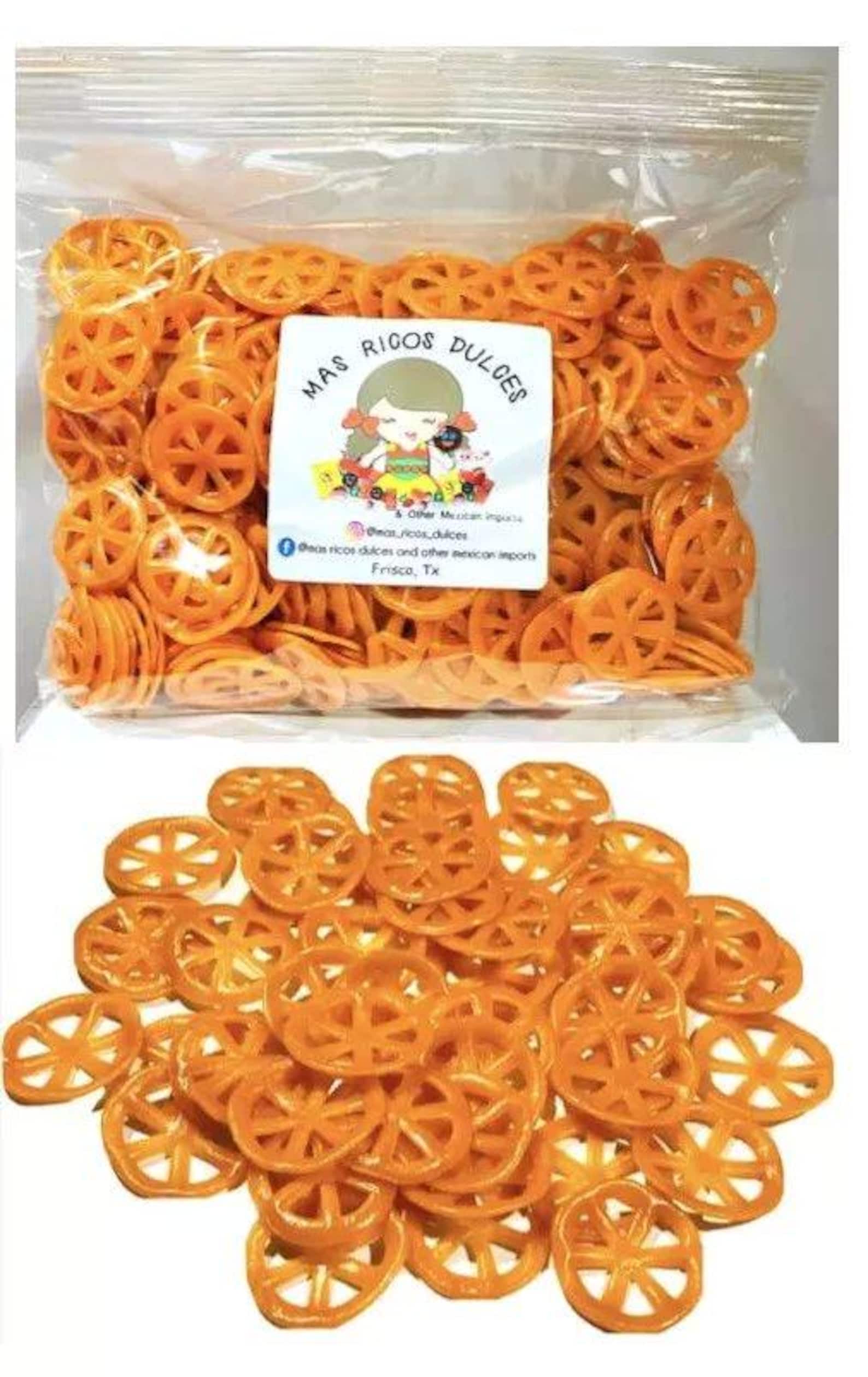 Chicharrones Rueda Duros-chicharrón Harina De Trigo Rueda-circle Wagon Wheel Puffs Mexican ...