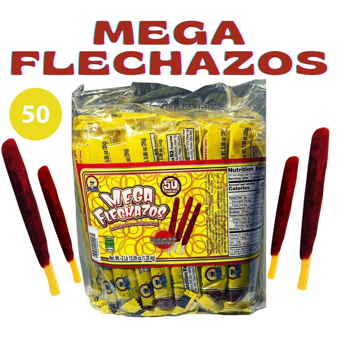 Tamarind Candy Straws / Sticks 50ct Spicy and Sweet Tarugos Etsy