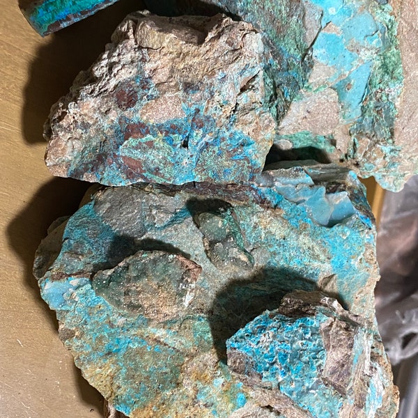 2lb Lots Gem Chrysocolla w/ Cuprite Old Dominion Globe AZ Malachite Chrysocolla Copper Druzy