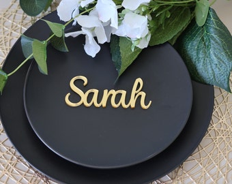 Personalised laser cut place names | Table names | Wedding favours | Engagement | Ceremony