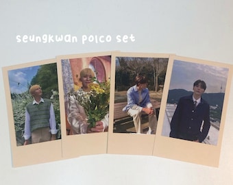 seventeen polcos set | kpop polaroid | seventeen photo cards | seungkwan polcos