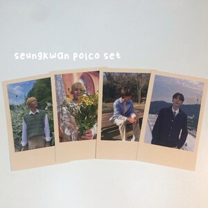 seventeen polcos set | kpop polaroid | seventeen photo cards | seungkwan polcos