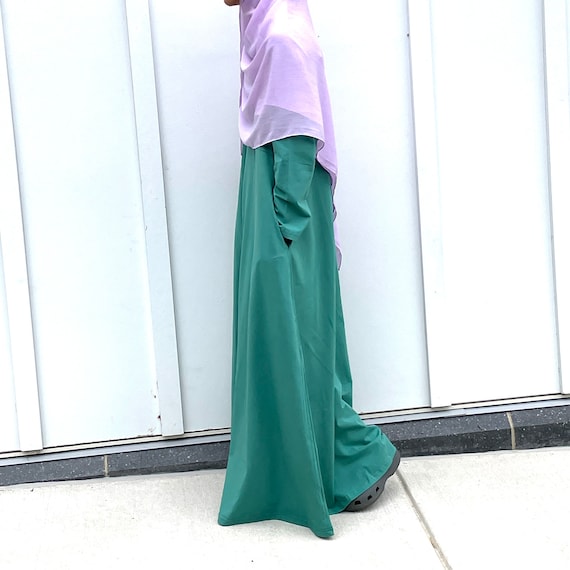 Girls green maxi dress sale