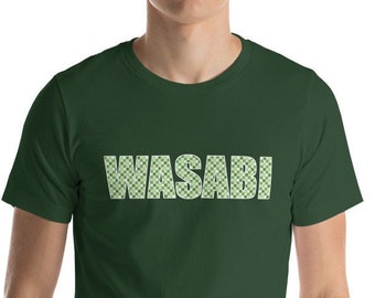 Wasabi T-Shirt - Traditional Japanese Ichimatsu Pattern Unisex Shirt