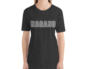 Nagano Japan T-Shirt - Traditional Ichimatsu Pattern Japanese Shirt