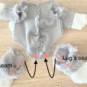 Cutie Cat Plush DIY Sewing Pattern (digital File), Written Instructions ...