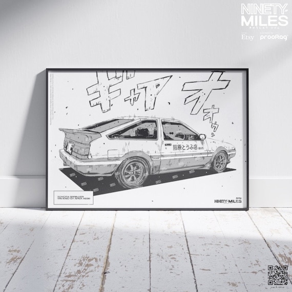 Kartoon Kanata Zone 🚗💨 #MFゴースト #頭文字D #ToyotaGT86