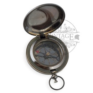 Ross London- 45mm Pocket Compass | Fully Functional | Anniversary gifts