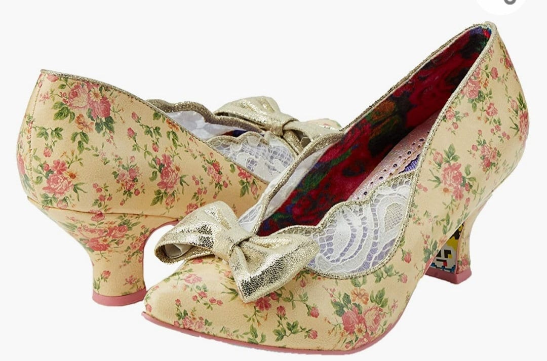 Irregular Choice 'Oops a Daisy' B Flat Low Heel Embroidered Unicorn Shoes 