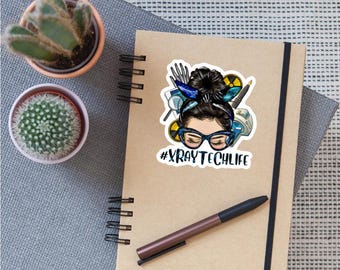 NicholesGifts2 Women X-ray tech Life Vinyl Sticker