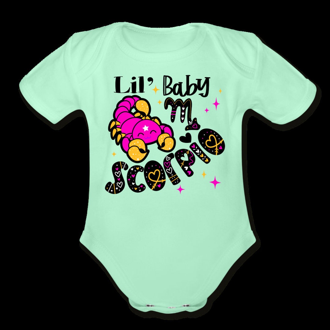 Nicholesgifts2 Unisex Baby Scorpio Short Sleeve Baby Bodysuit - Etsy