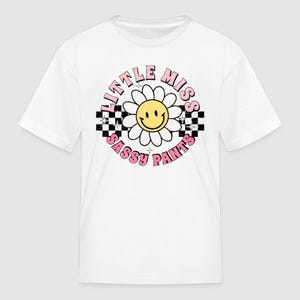NicholesGifts2  Girls Miss Sassy Pants Short Sleeve T-Shirt
