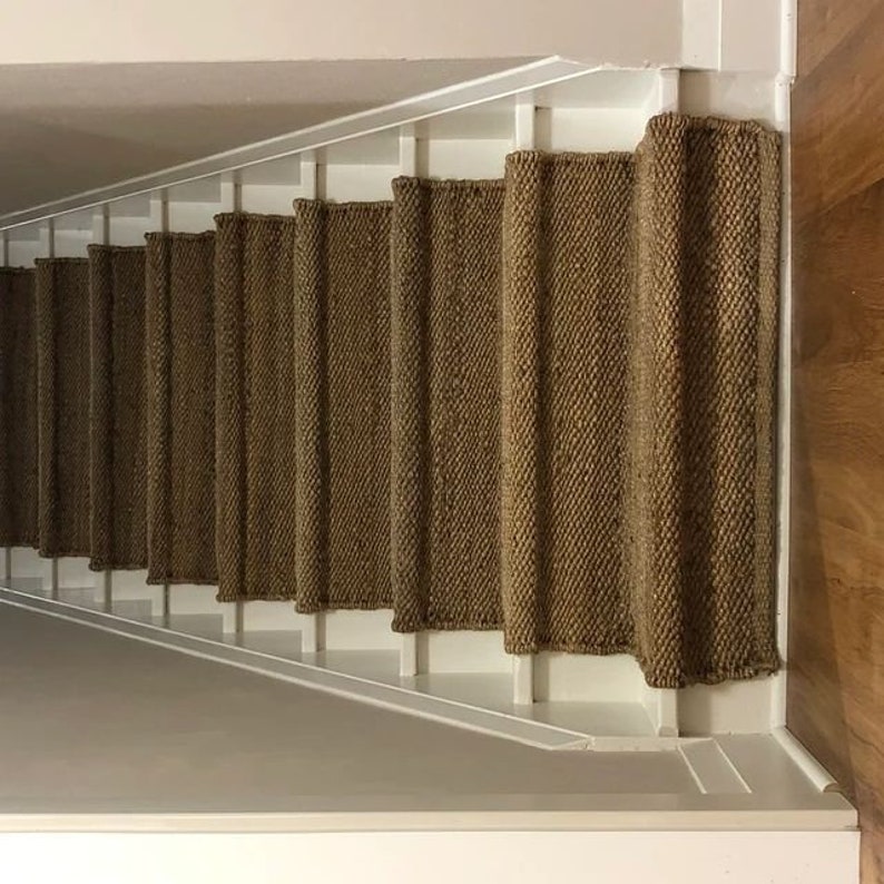 Natural Jute Runner stair Runner Self Fit Stair Runner hemp Etsy