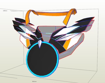 No1 Sentai Gozyuger Polar Armor Pepakura (Low Poly) Files