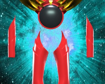 No1 Sentai Gozyuger Armor Pepakura (Low Poly) Files