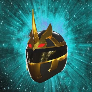 No.1 Sentai Gozyuger Black GozyuUnicorn Helmet 3D Model