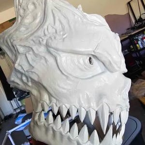 DIY Kit 3D Printed Articulated Kaiju#8 Mask