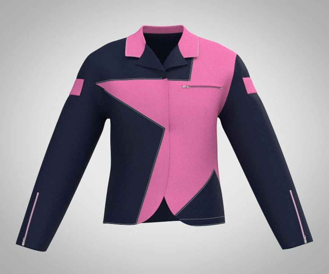 Tokusou Sentai Dekaranger Yellow Pink Jacket Sewing Pattern - Etsy