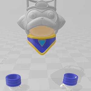 Ressha Sentai ToQger Ticketkun Puppet 3d model