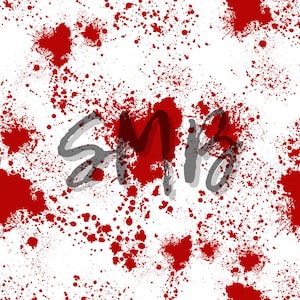 Blood Splatter Halloween Seamless File