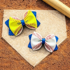 Real Baseball/Softball Hairbow