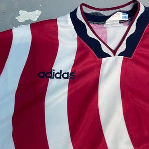 Camisa vintage da seleção americana de futebol, modelo titular da Copa do Mundo de 1994, tamanho XL. imagem 2