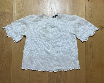 ISABEL MARANT White Embroidered Blouse