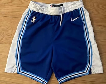 Los Angeles Lakers Nike Classic Edition Swingman Performance Shorts Blue White NBA Medium
