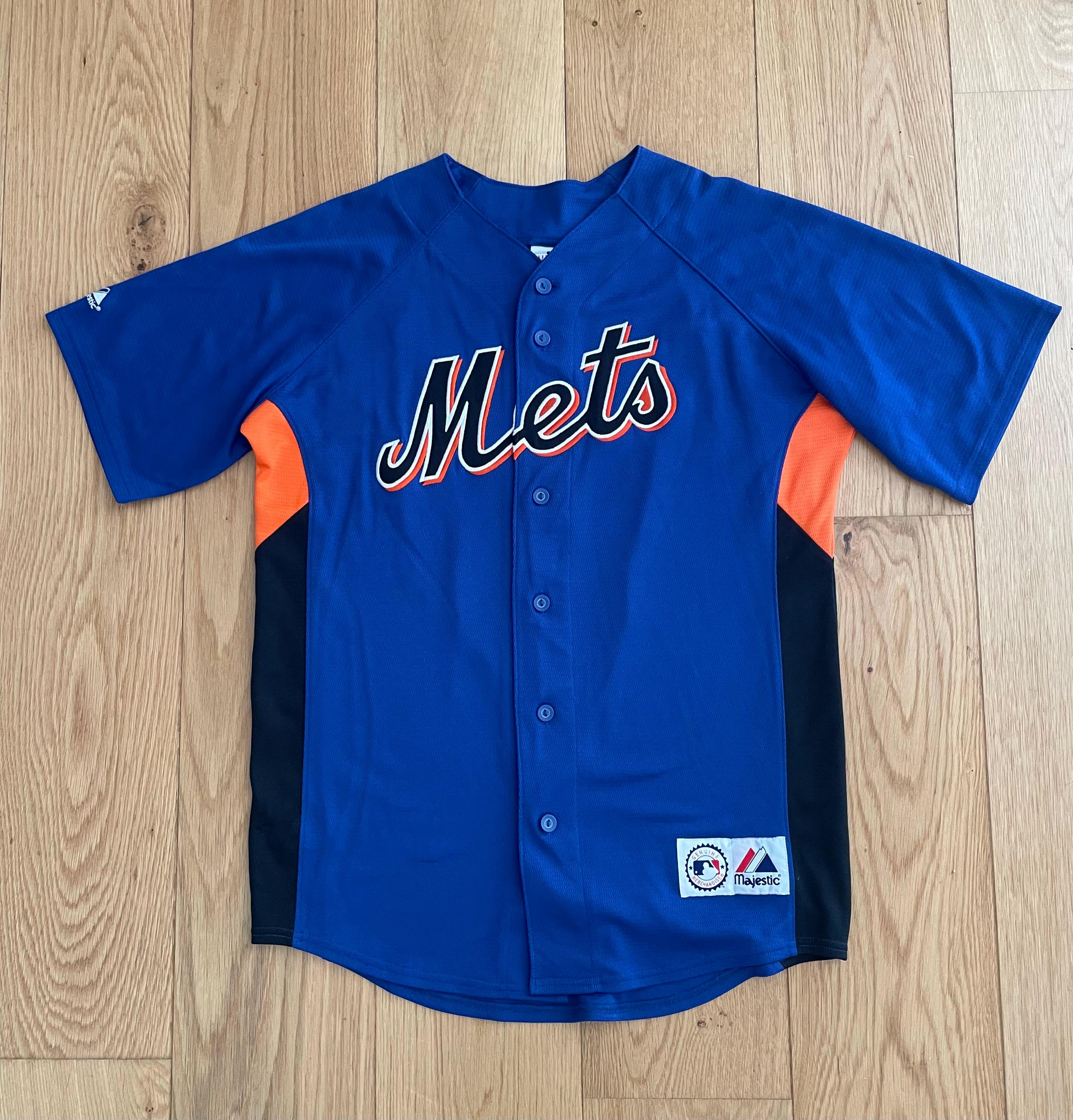 Majestic Mets Jersey - Etsy