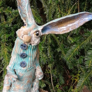 Rabbit Ceramic Sculpture