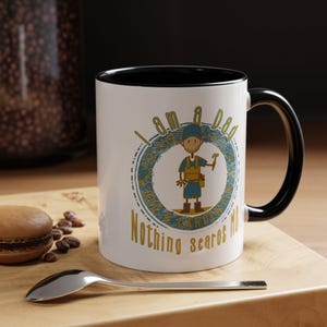 I am a Dad and a Carpenter, Nothing Scares Me Mug Ceramic 11oz Father Daddy Day Gift for him Cool dad Birthday Gift
