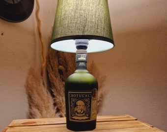 Botucal Rum Flaschenlampe Upcycling Lampe Flasche Geschenk Tischlampe Lampenflasche Geschenk Bottlelamp Geschenkidee Unikat