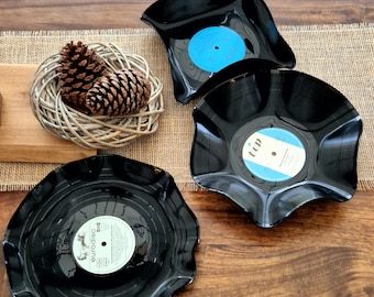 Vinyl Teller, Schallplatten Schale, Vinyl, LPs, Schallplatten, Vinyl Geschenk,  Upcycling Schale, Vinyl Schale, Schallplatte, Geschenkidee