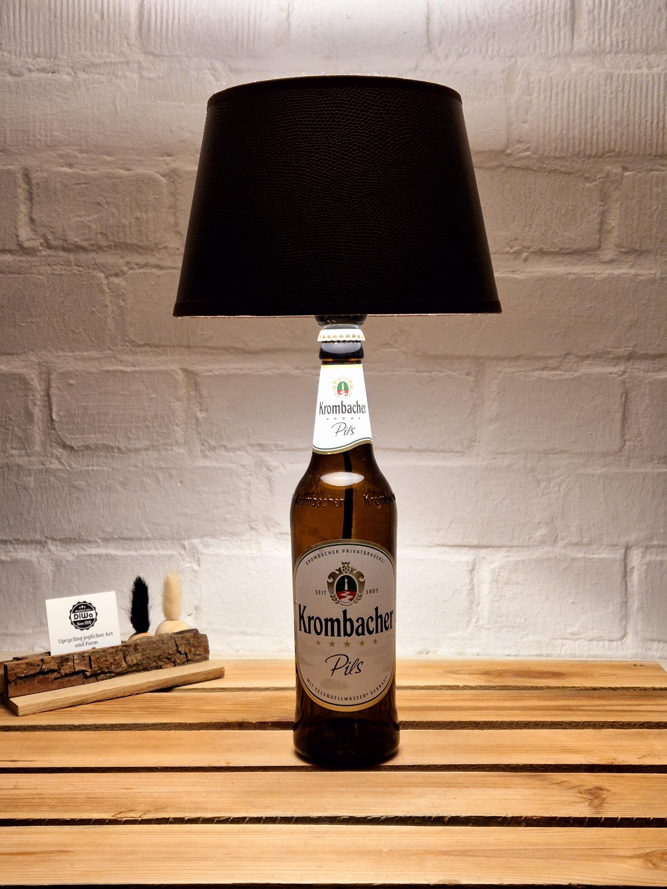 Wish beer lamp beer bottle, beer bottle lamp, table lamp, gift, upcycling, bottle, bottle lamp, unique, gift, beer lamp