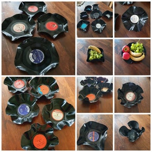 Vinyl Teller, Schallplatten Teller, Vinyl, LPs, Schallplatten Schale, Vinyl Geschenk,  Upcycling Schale, Vinyl Schale, Schallplatte, Gift