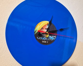 Reloj de disco de vinilo colorido, vinilo de reloj de pared, disco de regalo, disco de reciclaje, reloj de vinilo diy, reloj de regalo, Día de la Madre, Día del Padre