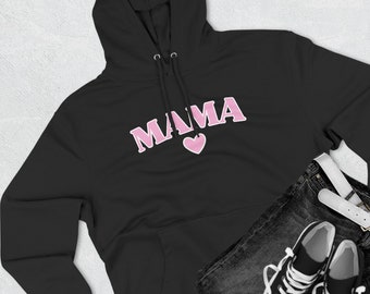 Mamá sudadera con capucha linda rosa mamá sudadera con capucha mamá sudadera con capucha día de la madre regalo idea regalo para mamá