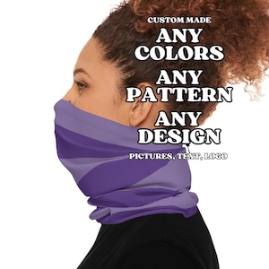 Custom Winter Neck Gaiter: Personalized Design, All-Over Print