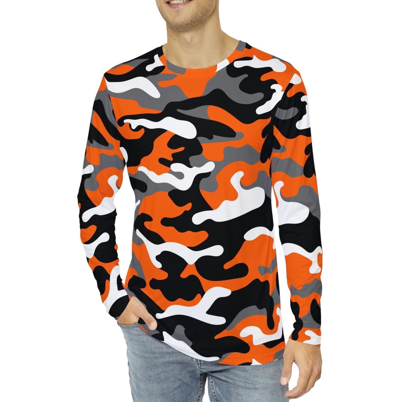 MCM★素敵！Mens Blue/Gray Cotton Orange Camo Lion T-shirt MCM | Shirts | Mcm Mens Bluegray Cotton Orange Nylon Stripe