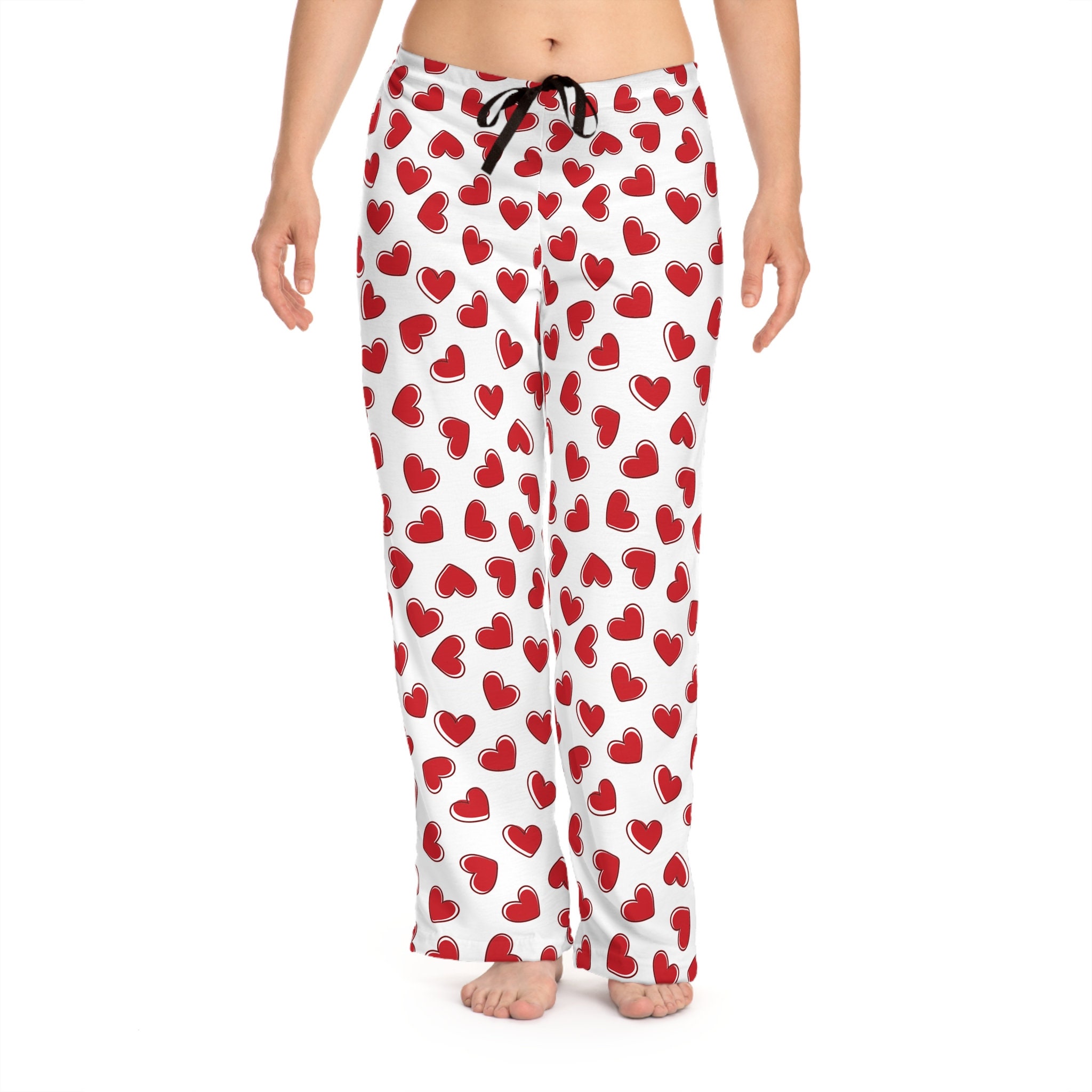 Heart Pull-On Fleece Pyjama Pants