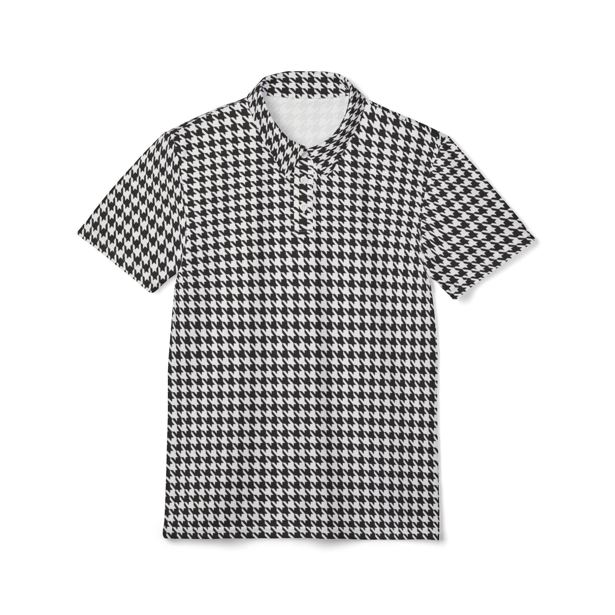 Checkered Polo Shirt - Etsy