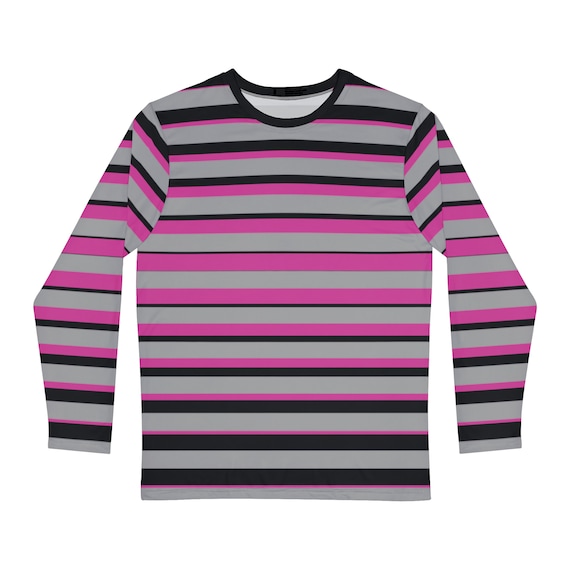 Tシャツ・カットソー RONRON OUTSTITCH STRIPE RAGLAN LONG SLEEVE PINK OUTSTITCH STRIPE RAGLAN LONG SLEEVE PINK - RONRON 론론