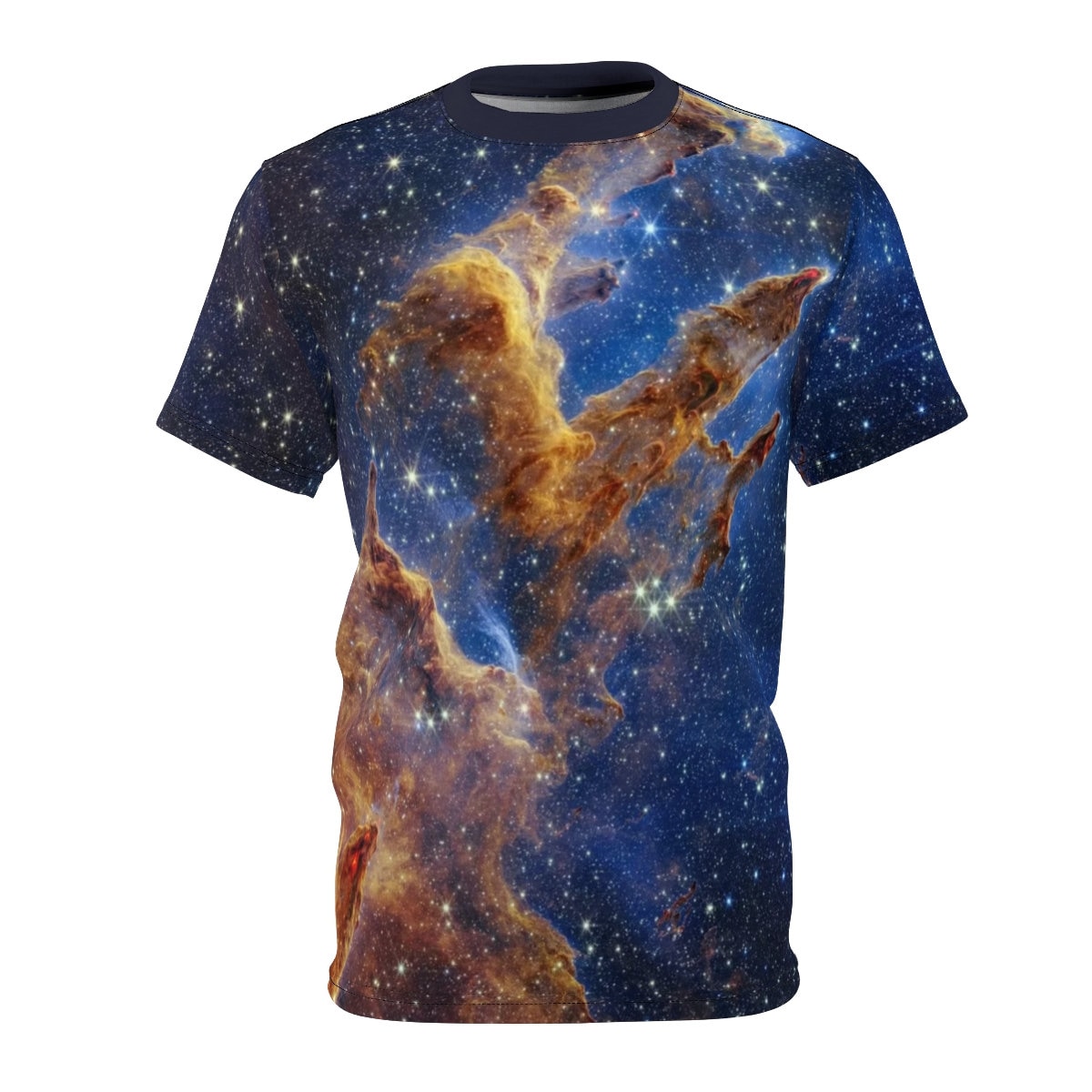 Pillars of Creation T-Shirt: JWST NASA Eagle Nebula Galaxy