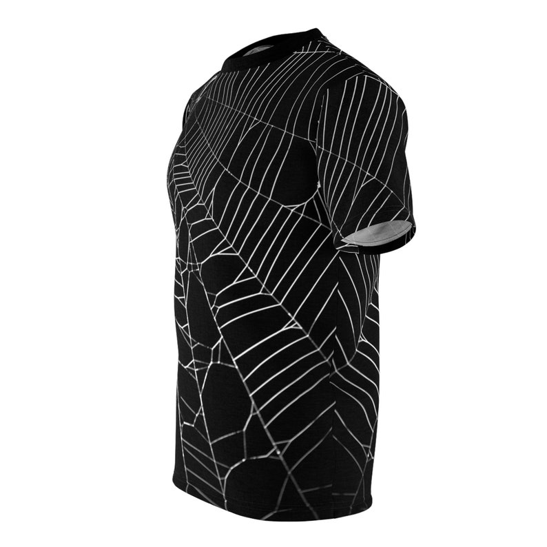 Camiseta gótica de telaraña: Camiseta de Halloween con estampado integral imagen 3