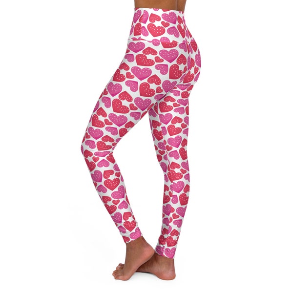 Heart Leggings - Etsy