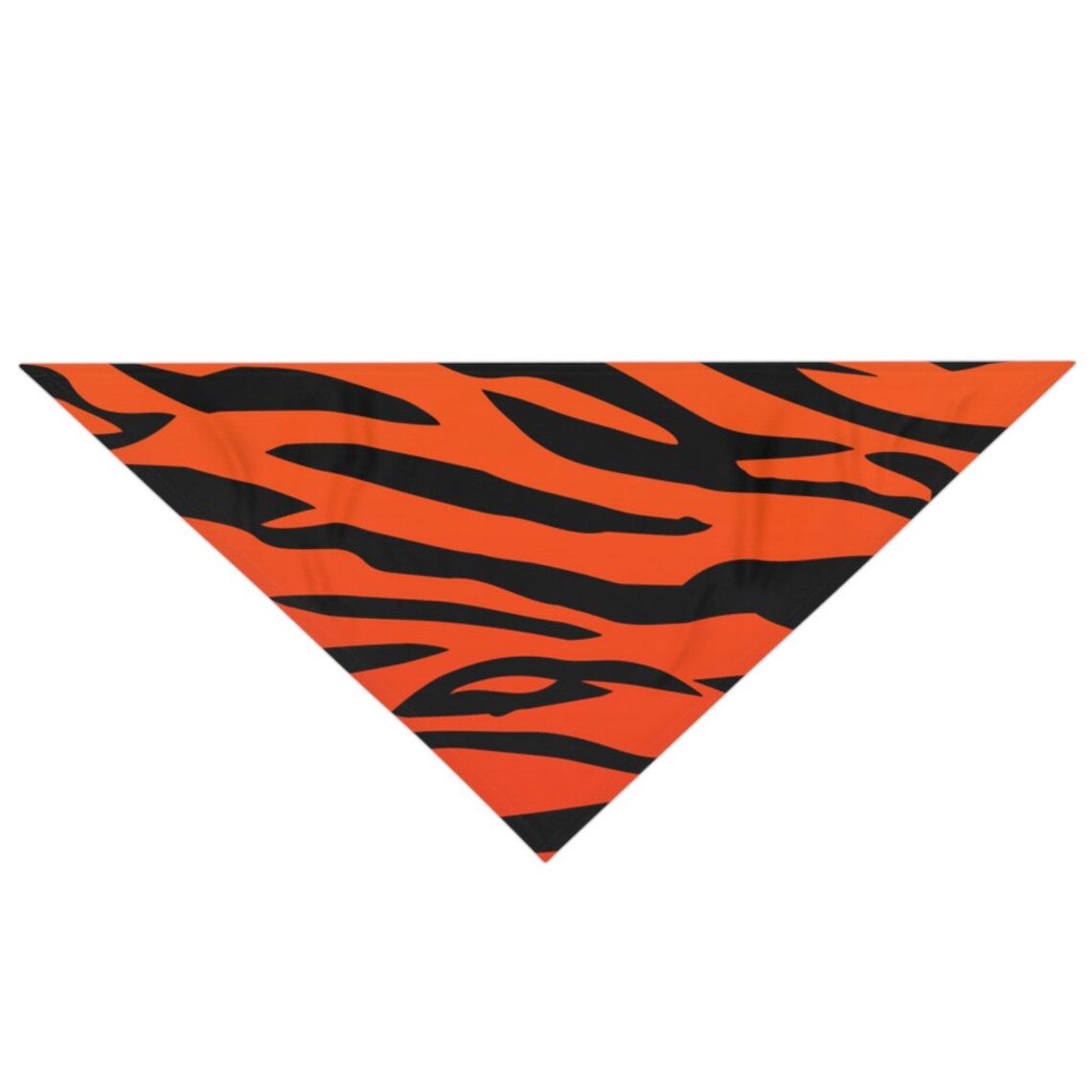 Bright Orange & Black Bengal Tiger Stripes Animal Print Orange Etsy