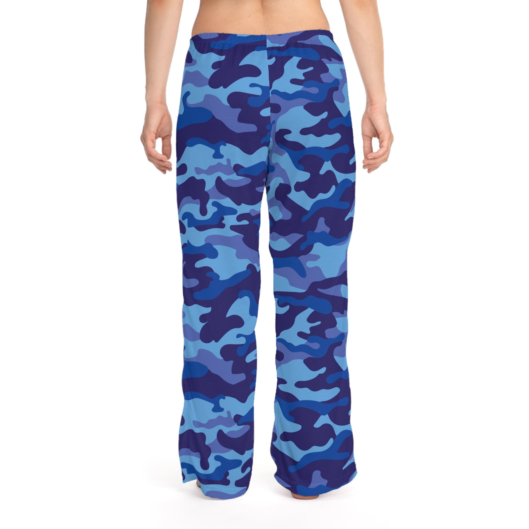 Blue Camo PJ Pants Camouflage PJ Pants Matching Blue Camo Pj's Women's