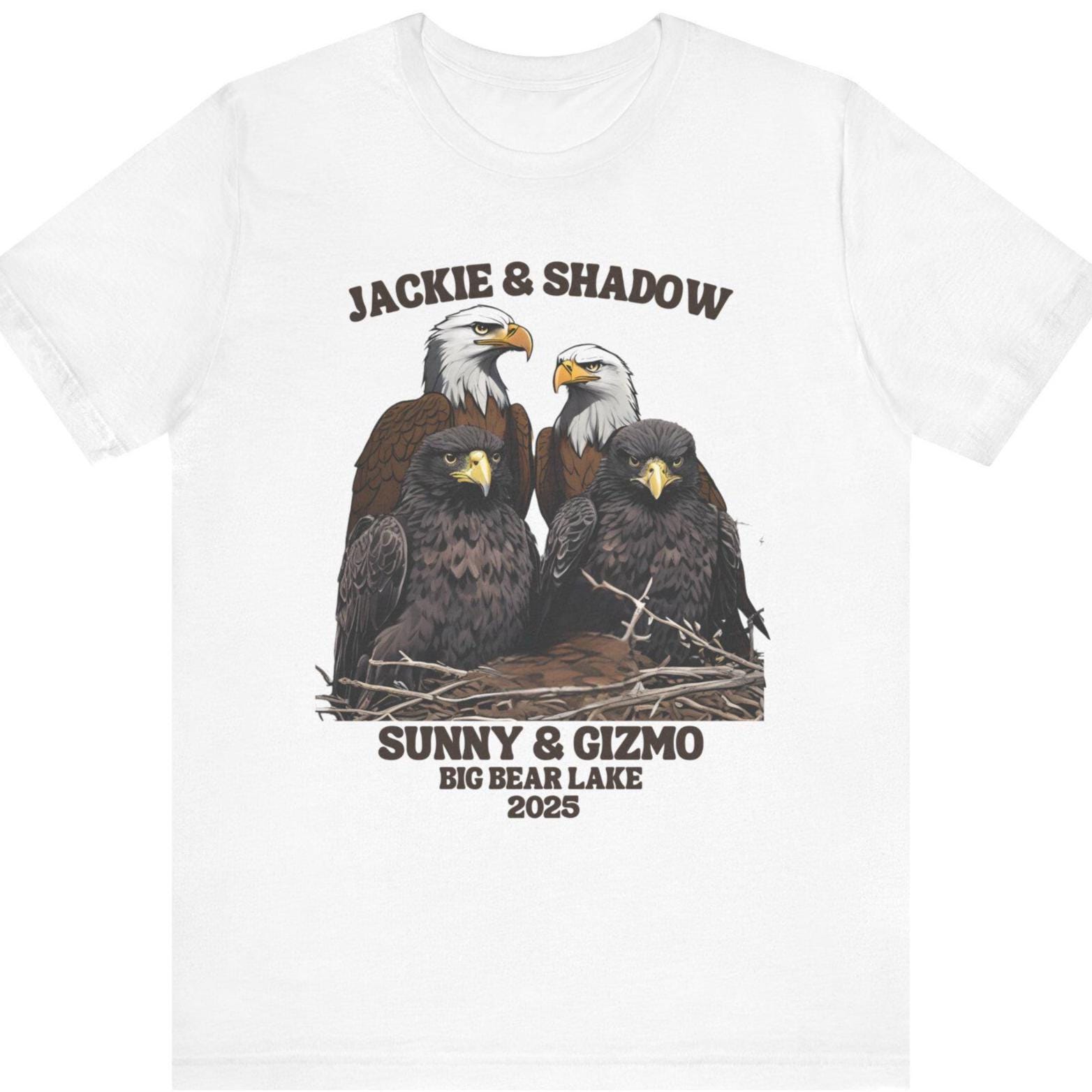Bald Eagle T-shirt: Big Bear Lake Eaglets - Sunny & Gizmo - Etsy