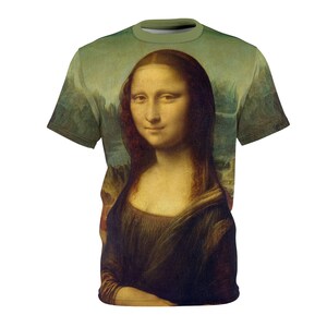 Mona Lisa T-Shirt: Leonardo Da Vinci Famous Painting Art Tee