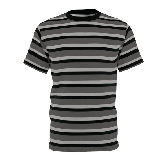 Black & Gray Striped T-shirt: Retro Y2K Emo Style - Etsy Black & Gray Striped T-shirt: Retro Y2K Emo Style - Etsy